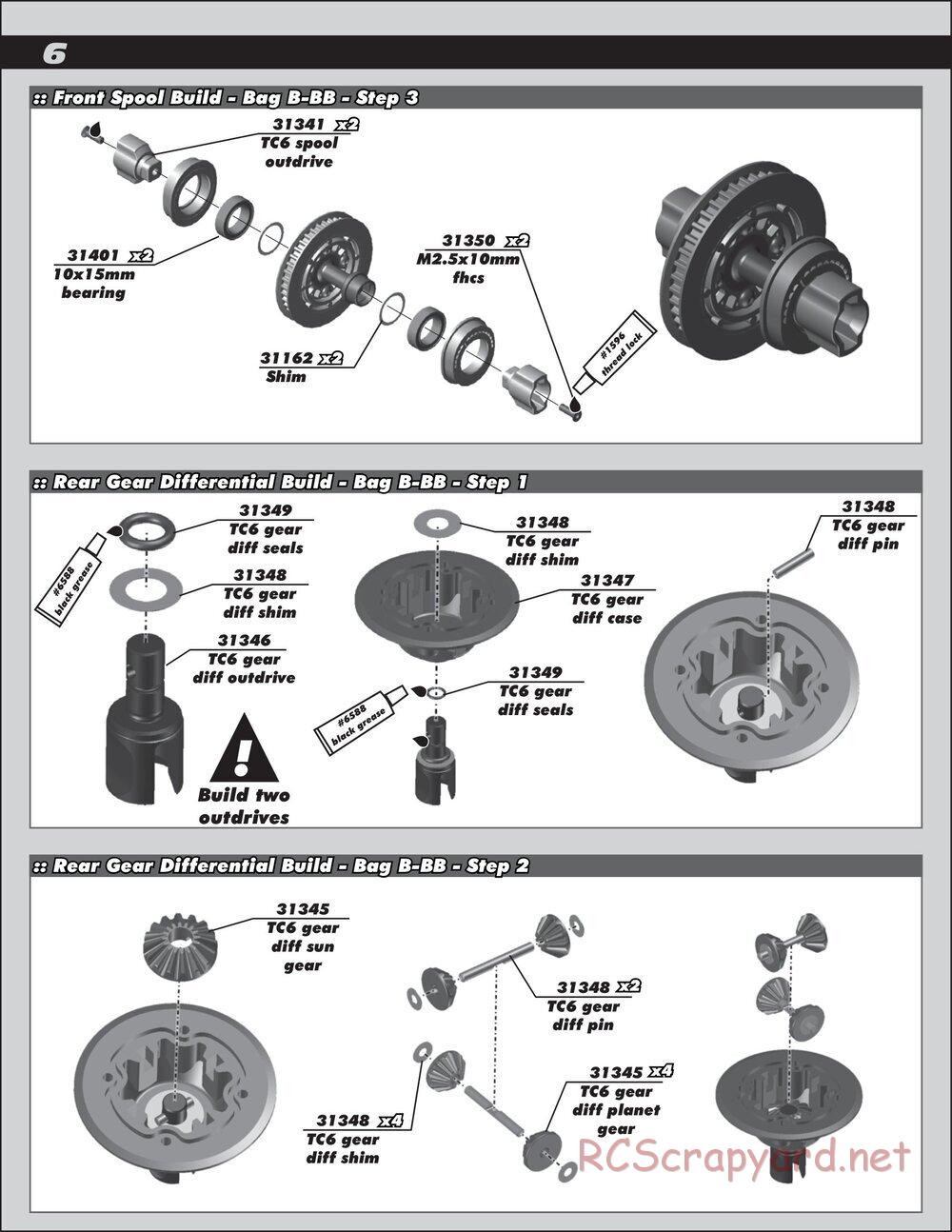 Team Associated - TC6.1 Factory Team - Manual - Page 6