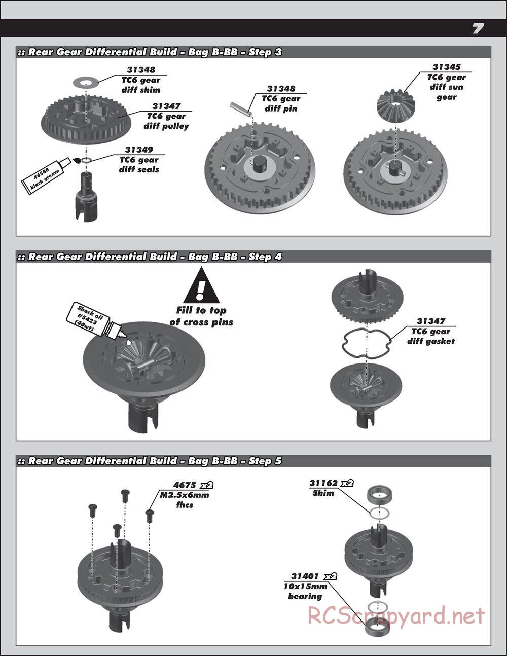 Team Associated - TC6.1 Factory Team - Manual - Page 7