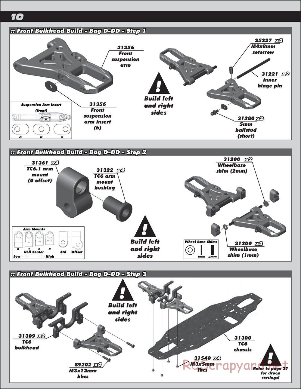 Team Associated - TC6.1 Factory Team - Manual - Page 10