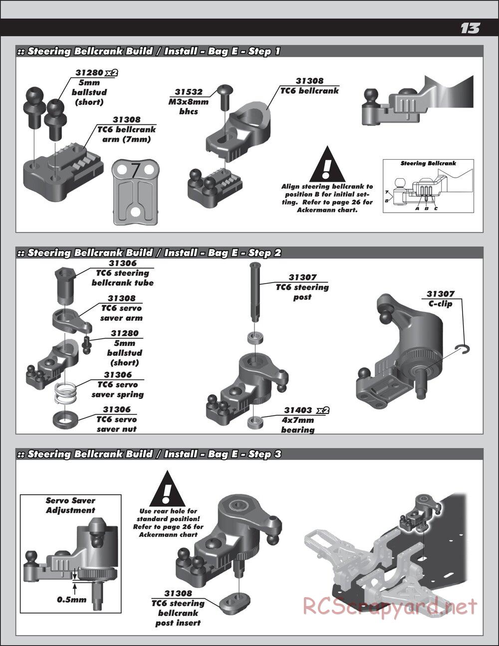 Team Associated - TC6.1 Factory Team - Manual - Page 13