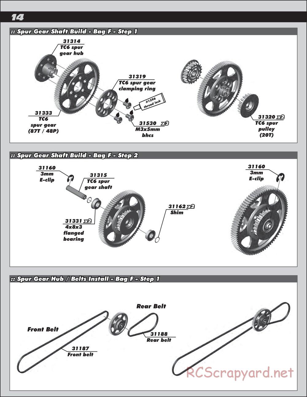 Team Associated - TC6.1 Factory Team - Manual - Page 14