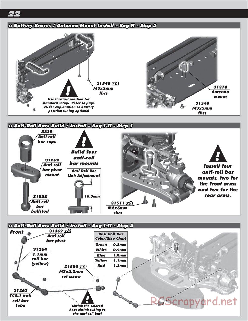 Team Associated - TC6.1 Factory Team - Manual - Page 22