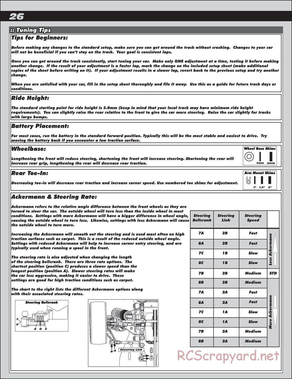 Team Associated - TC6.1 Factory Team - Manual - Page 26