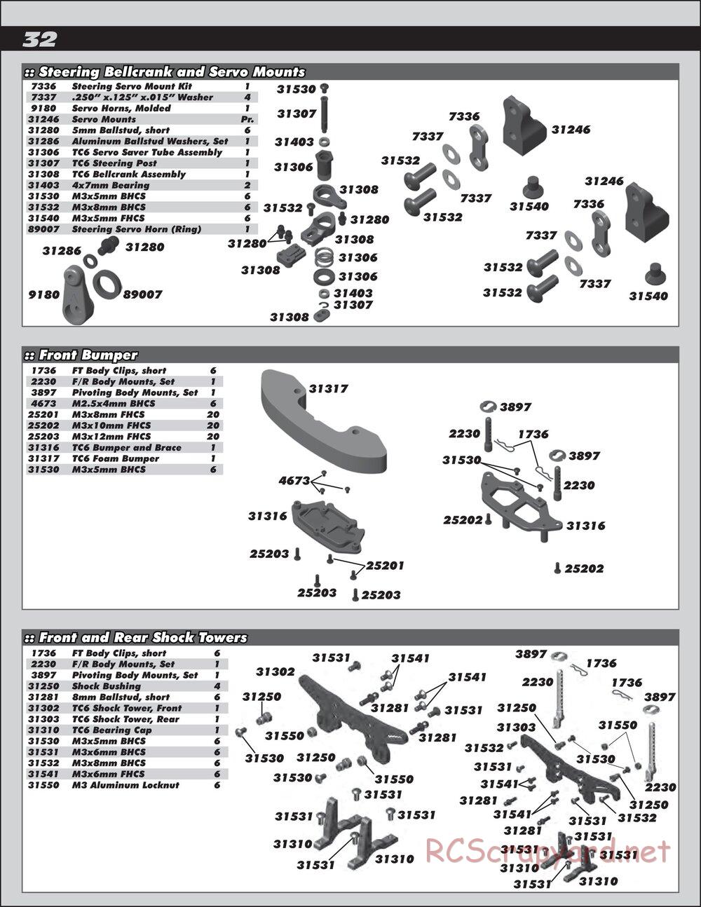 Team Associated - TC6.1 Factory Team - Manual - Page 32