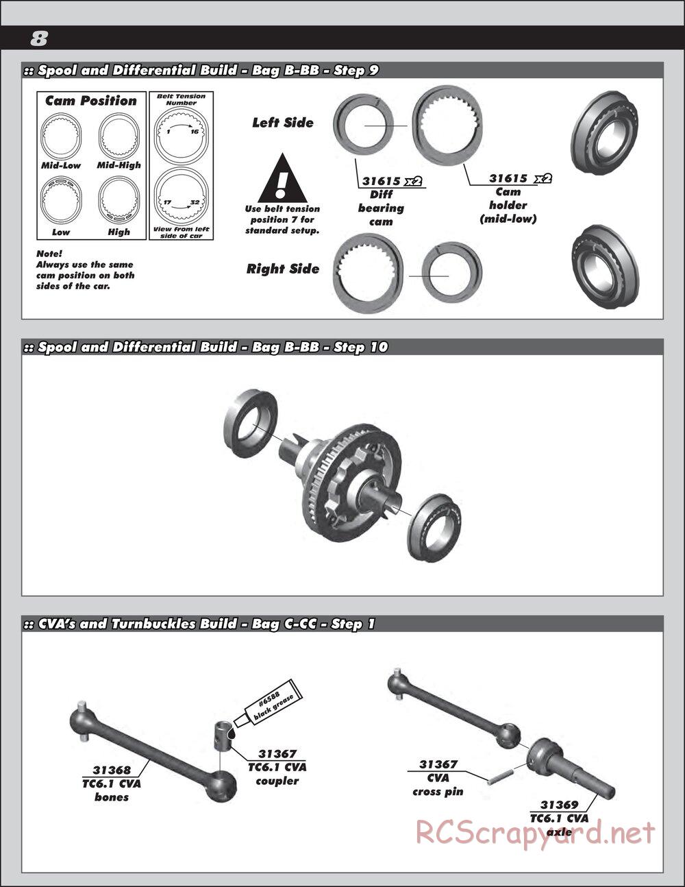 Team Associated - TC6.2 Factory Team - Manual - Page 8