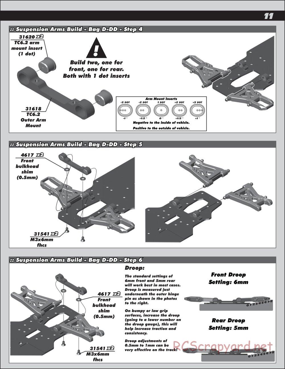 Team Associated - TC6.2 Factory Team - Manual - Page 11