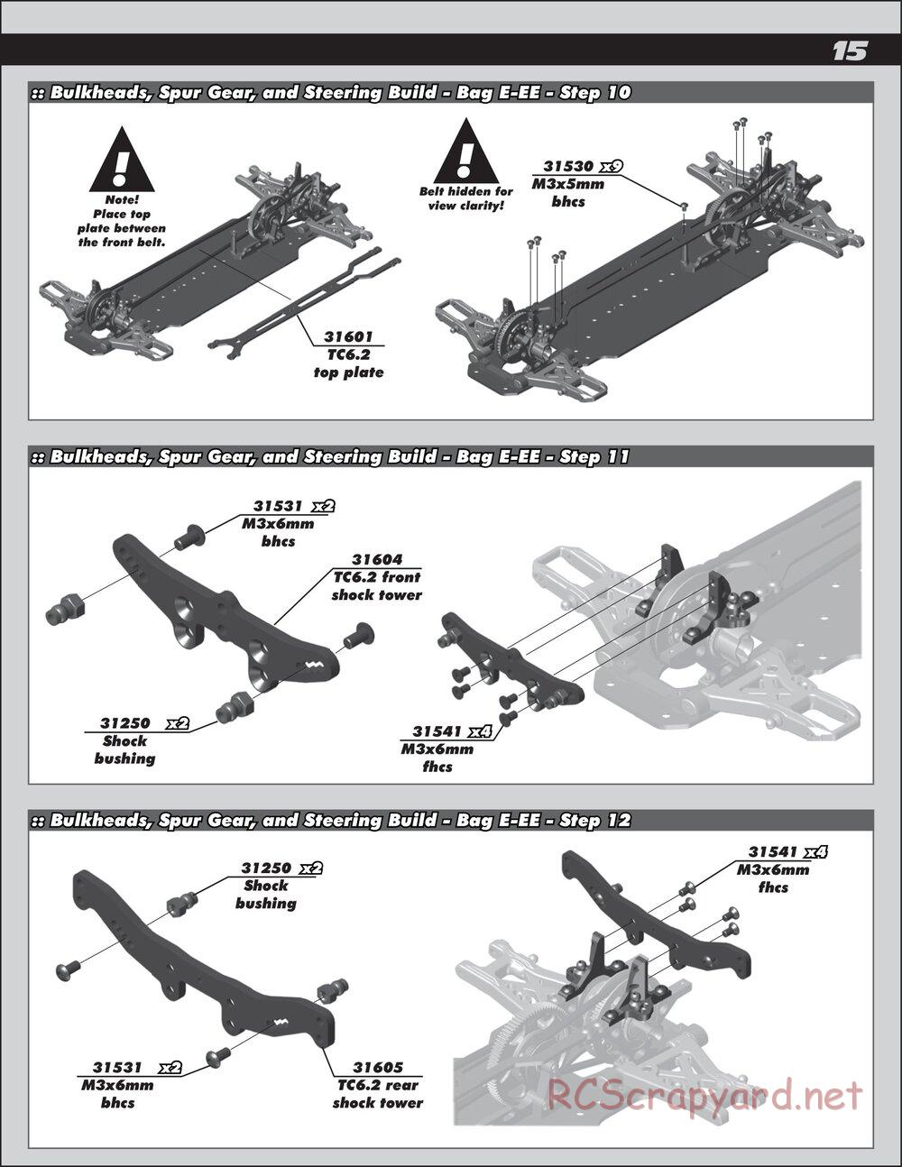 Team Associated - TC6.2 Factory Team - Manual - Page 15