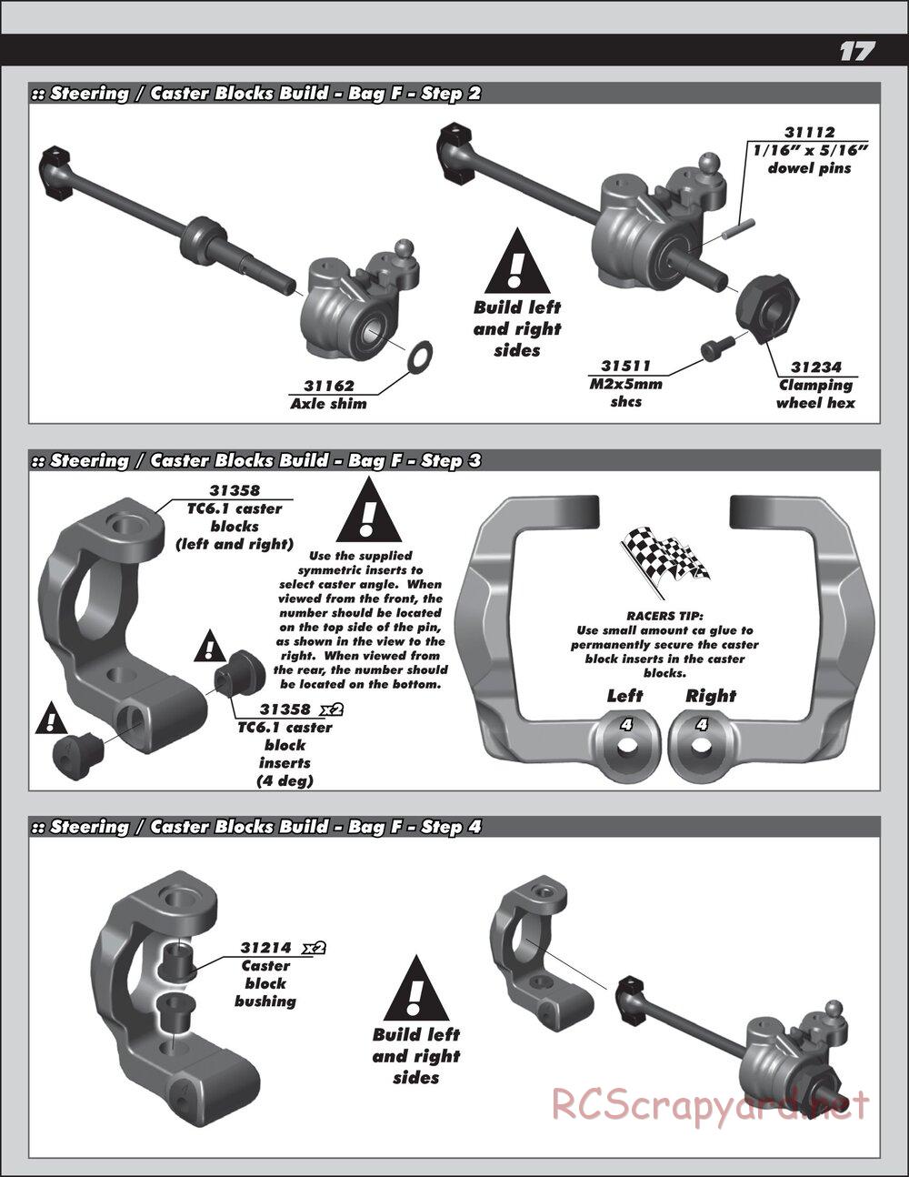 Team Associated - TC6.2 Factory Team - Manual - Page 17