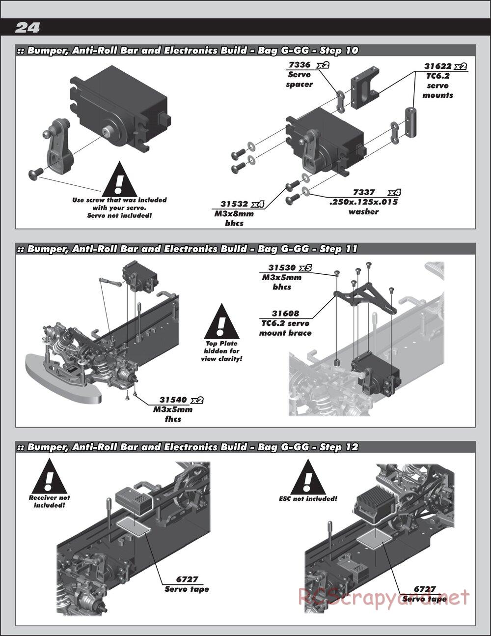 Team Associated - TC6.2 Factory Team - Manual - Page 24