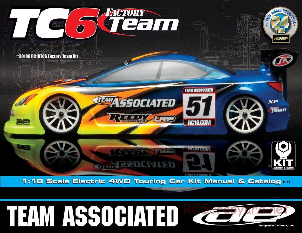 Team Associated - TC6 Factory Team - Manual - Page 1