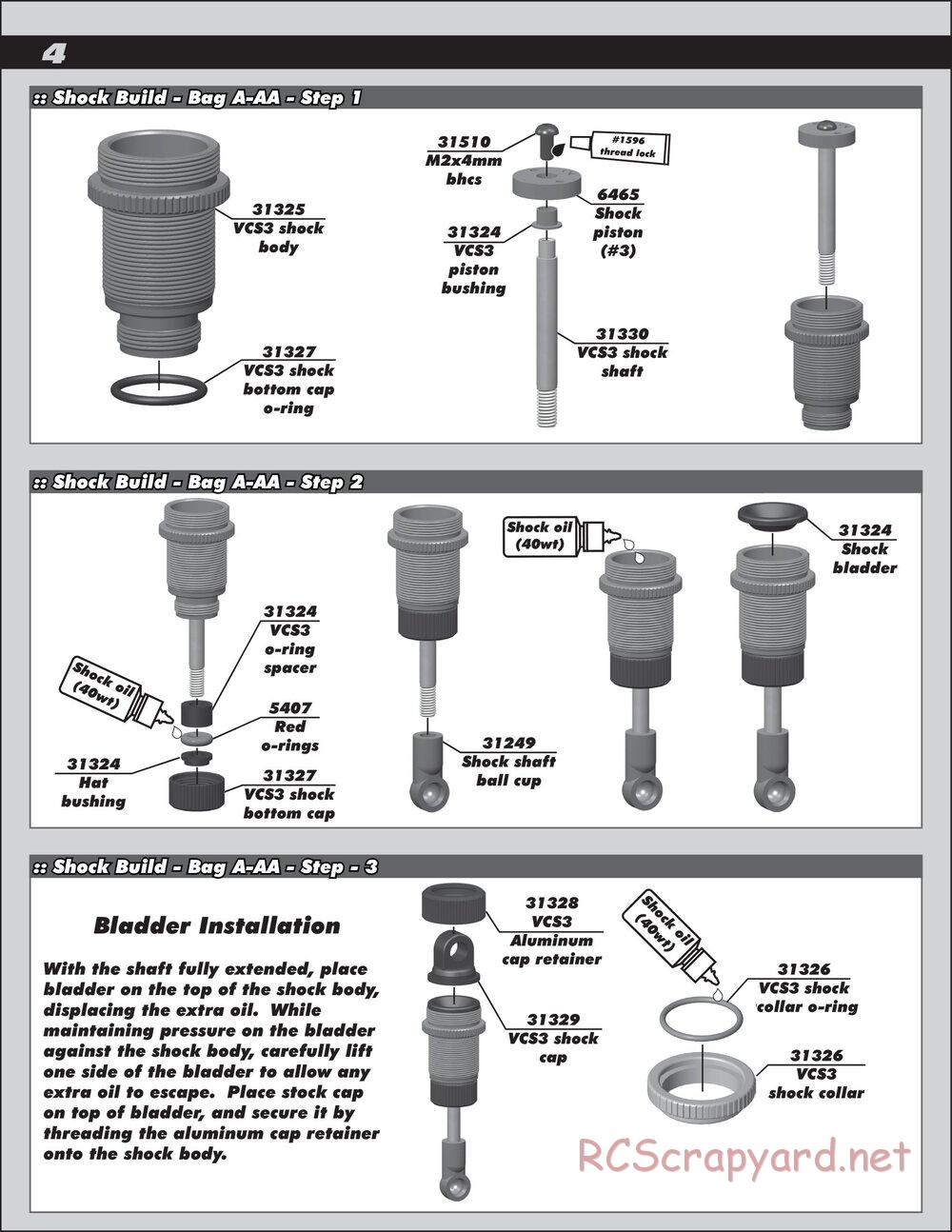 Team Associated - TC6 Factory Team - Manual - Page 4