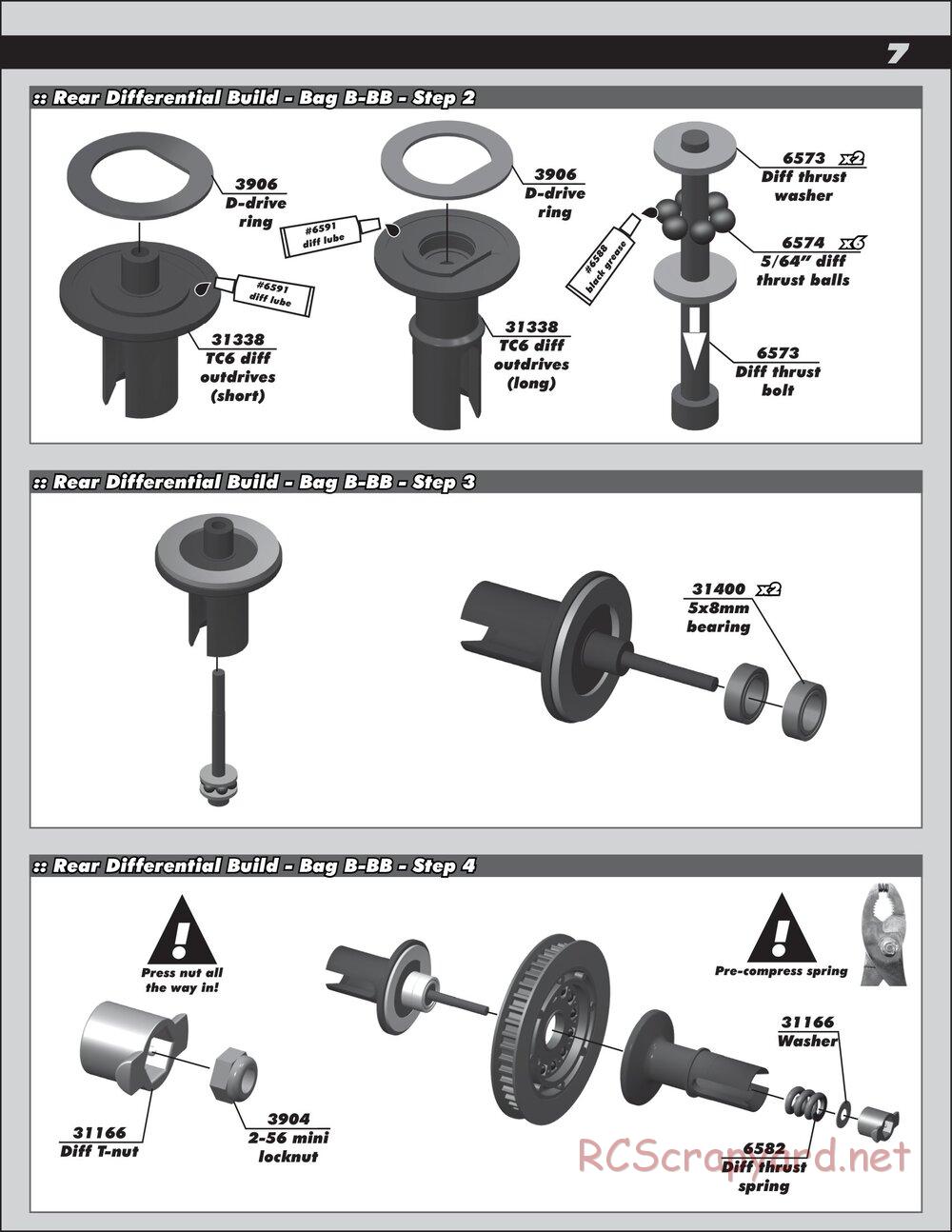 Team Associated - TC6 Factory Team - Manual - Page 7