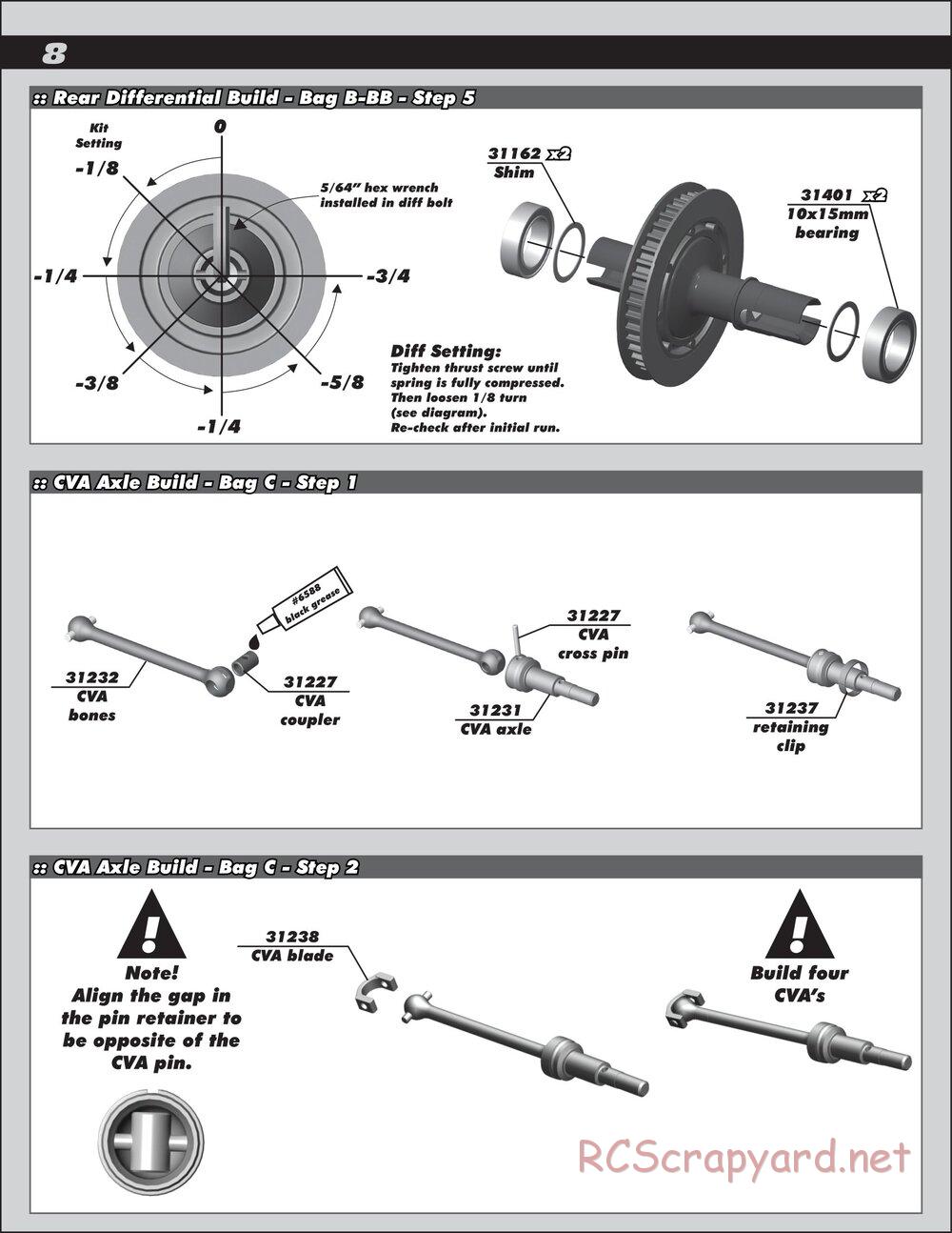 Team Associated - TC6 Factory Team - Manual - Page 8