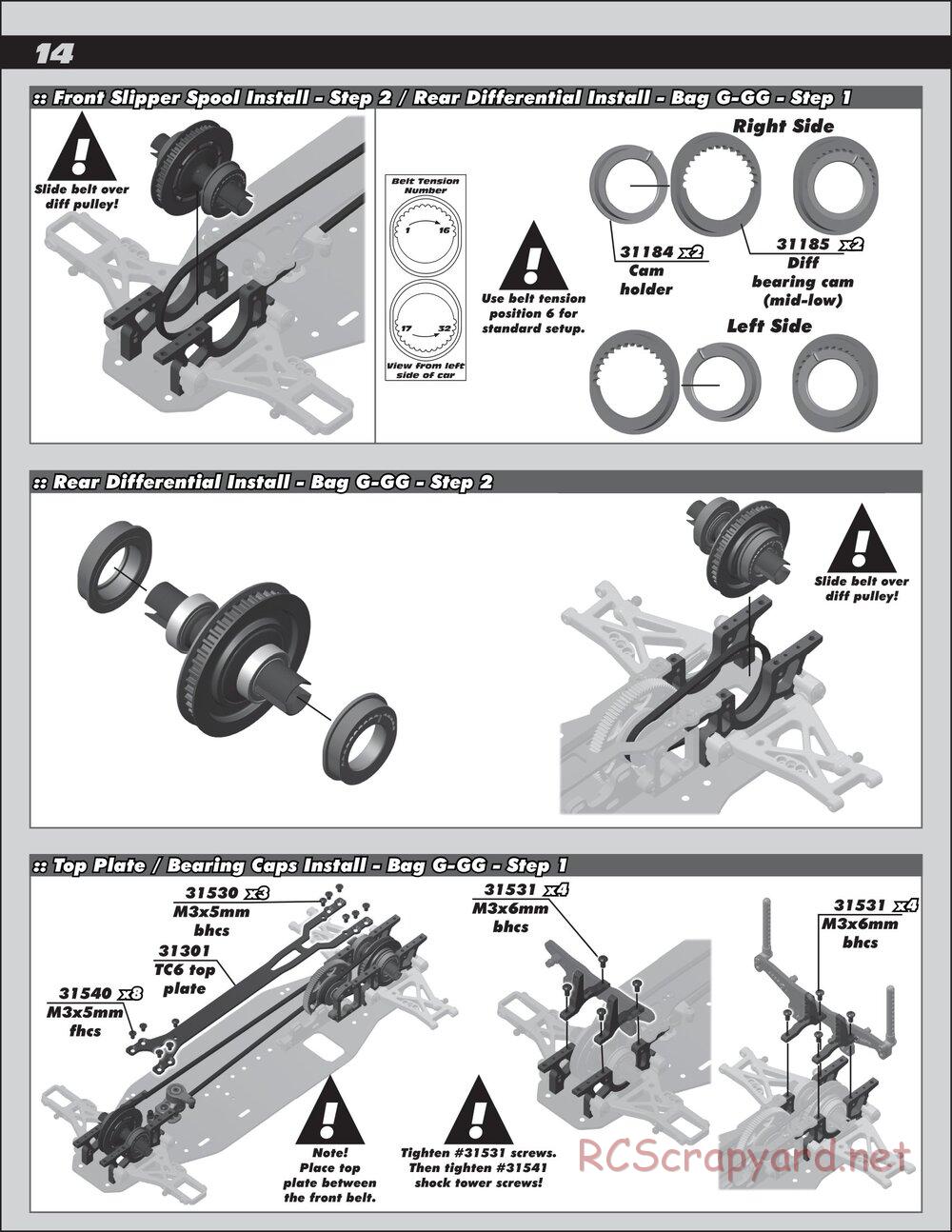 Team Associated - TC6 Factory Team - Manual - Page 14