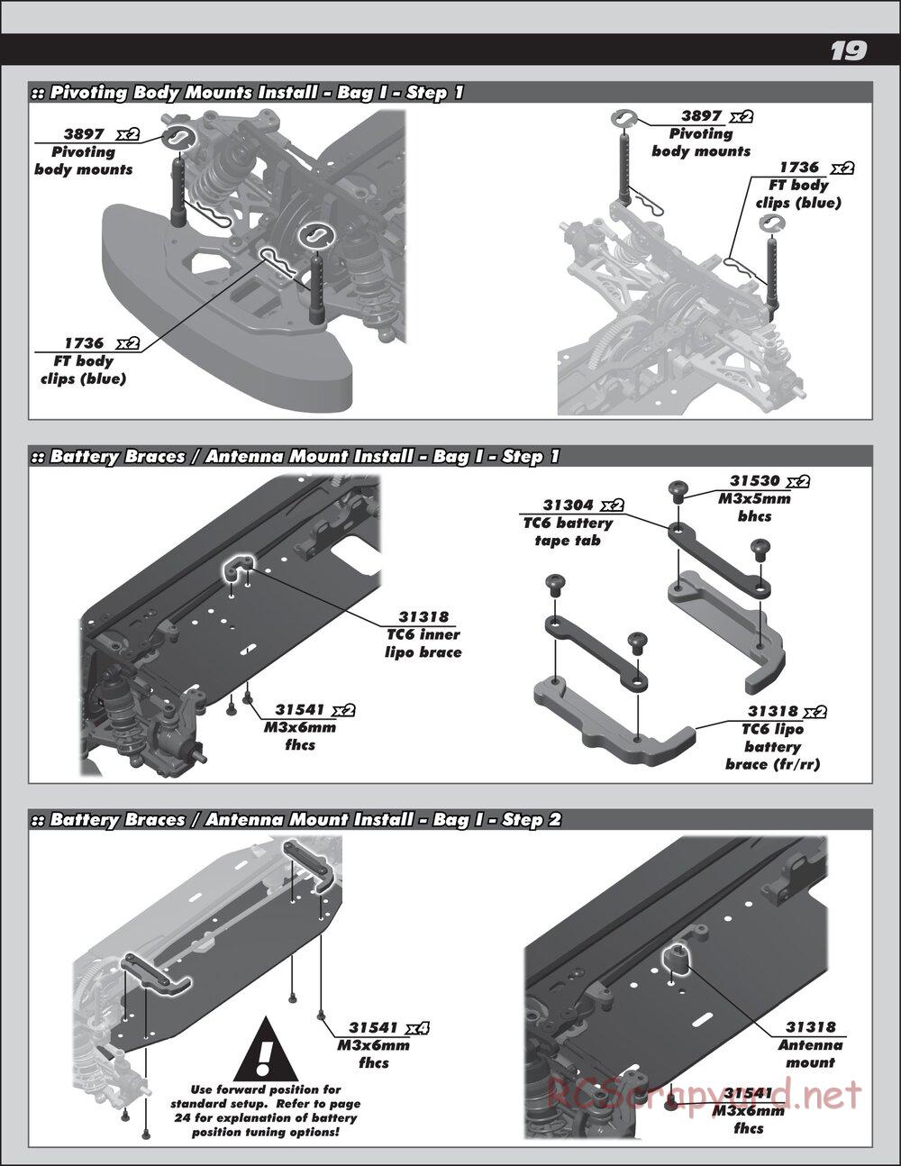 Team Associated - TC6 Factory Team - Manual - Page 19