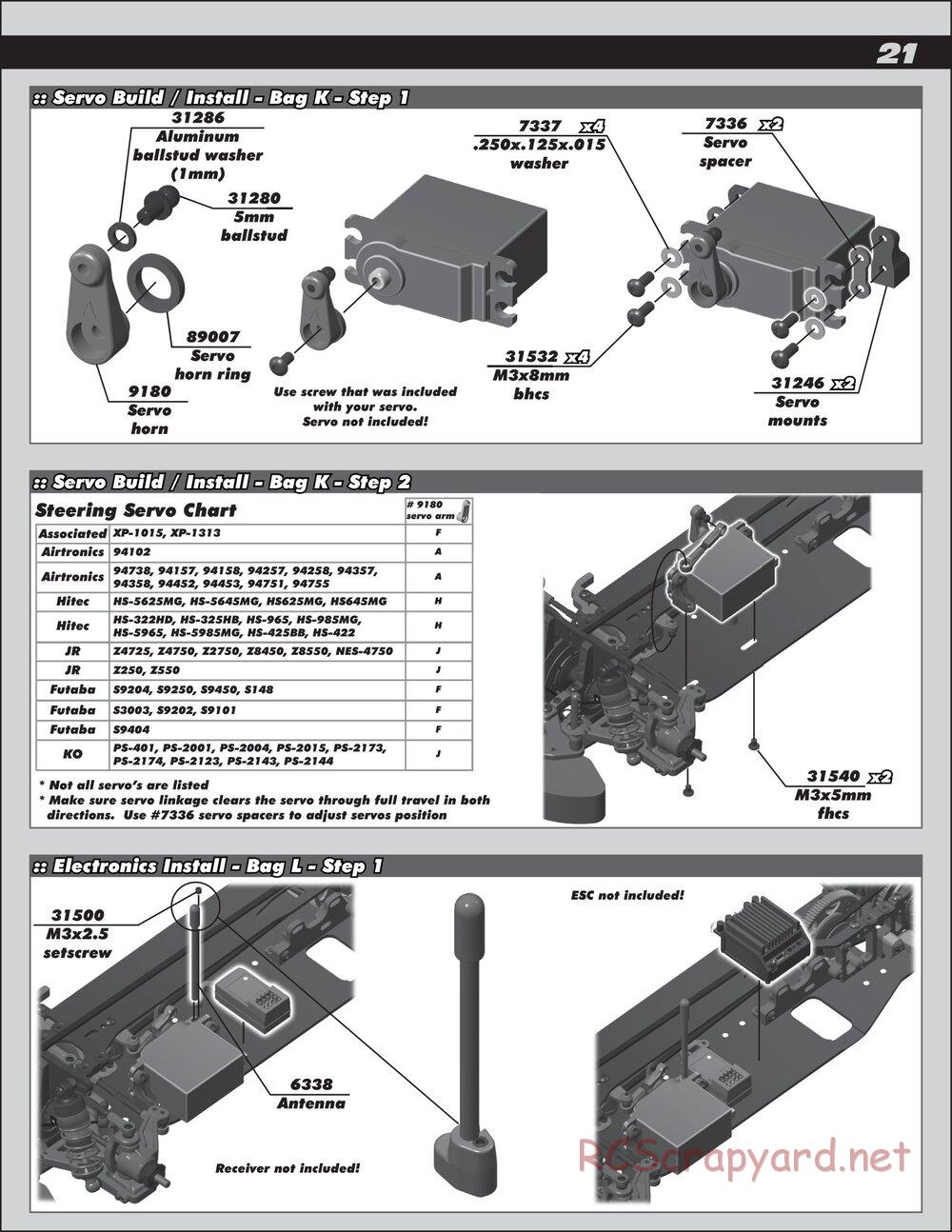 Team Associated - TC6 Factory Team - Manual - Page 21