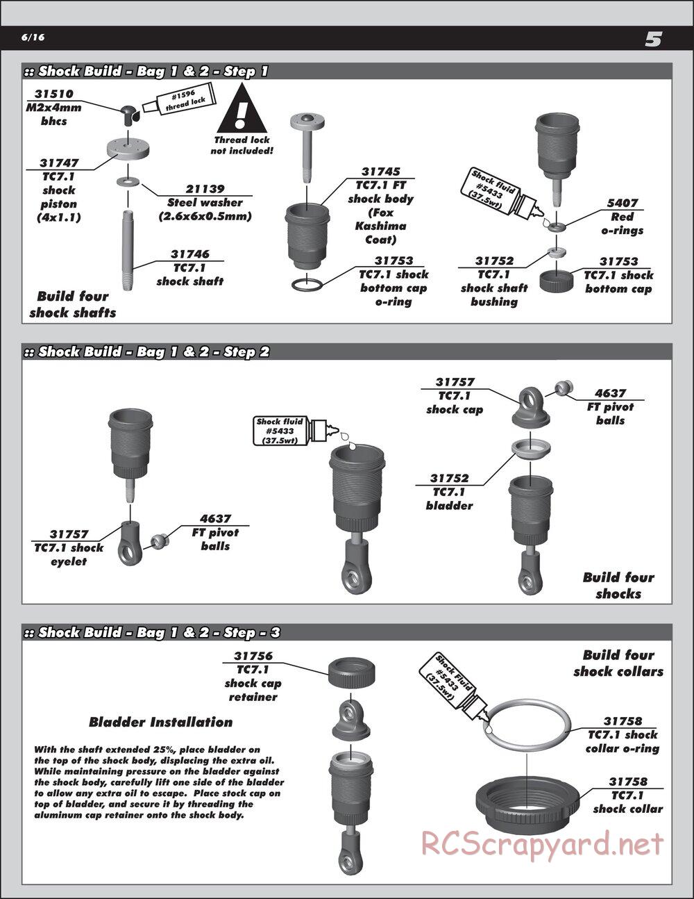 Team Associated - TC7.1 Factory Team - Manual - Page 5