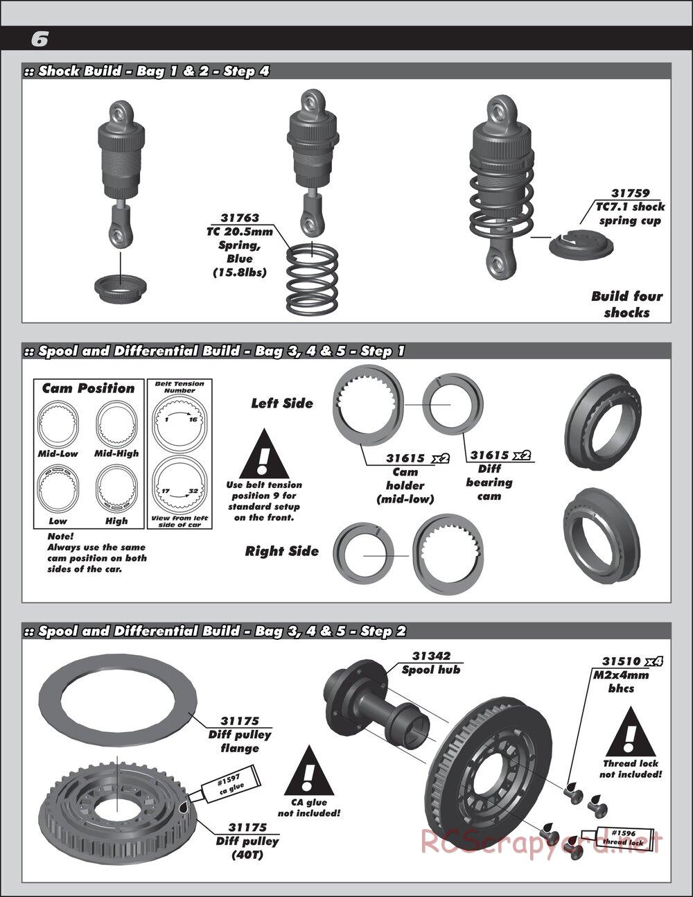 Team Associated - TC7.1 Factory Team - Manual - Page 6