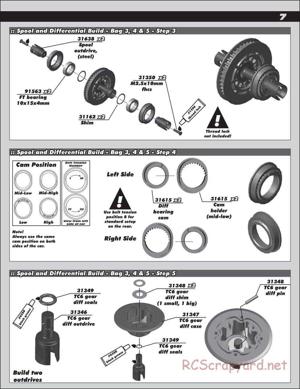 Team Associated - TC7.1 Factory Team - Manual - Page 7