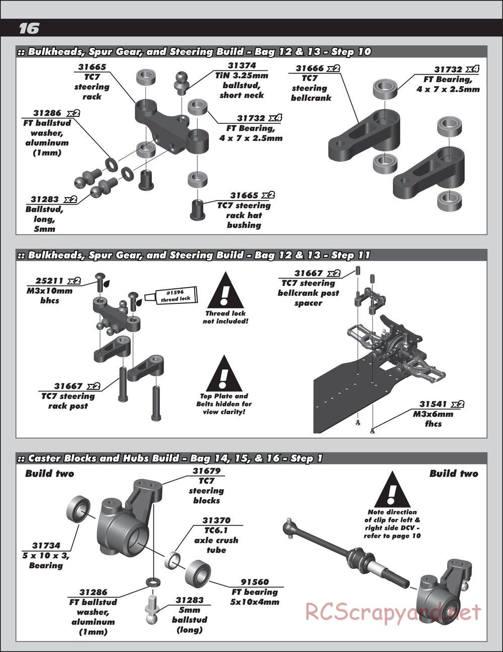 Team Associated - TC7.1 Factory Team - Manual - Page 16