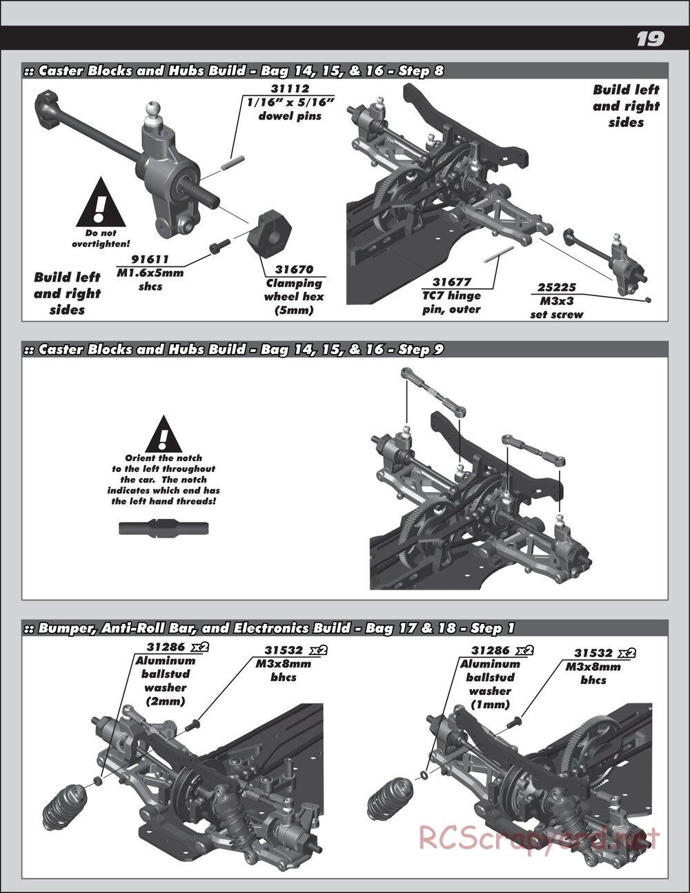 Team Associated - TC7.1 Factory Team - Manual - Page 19