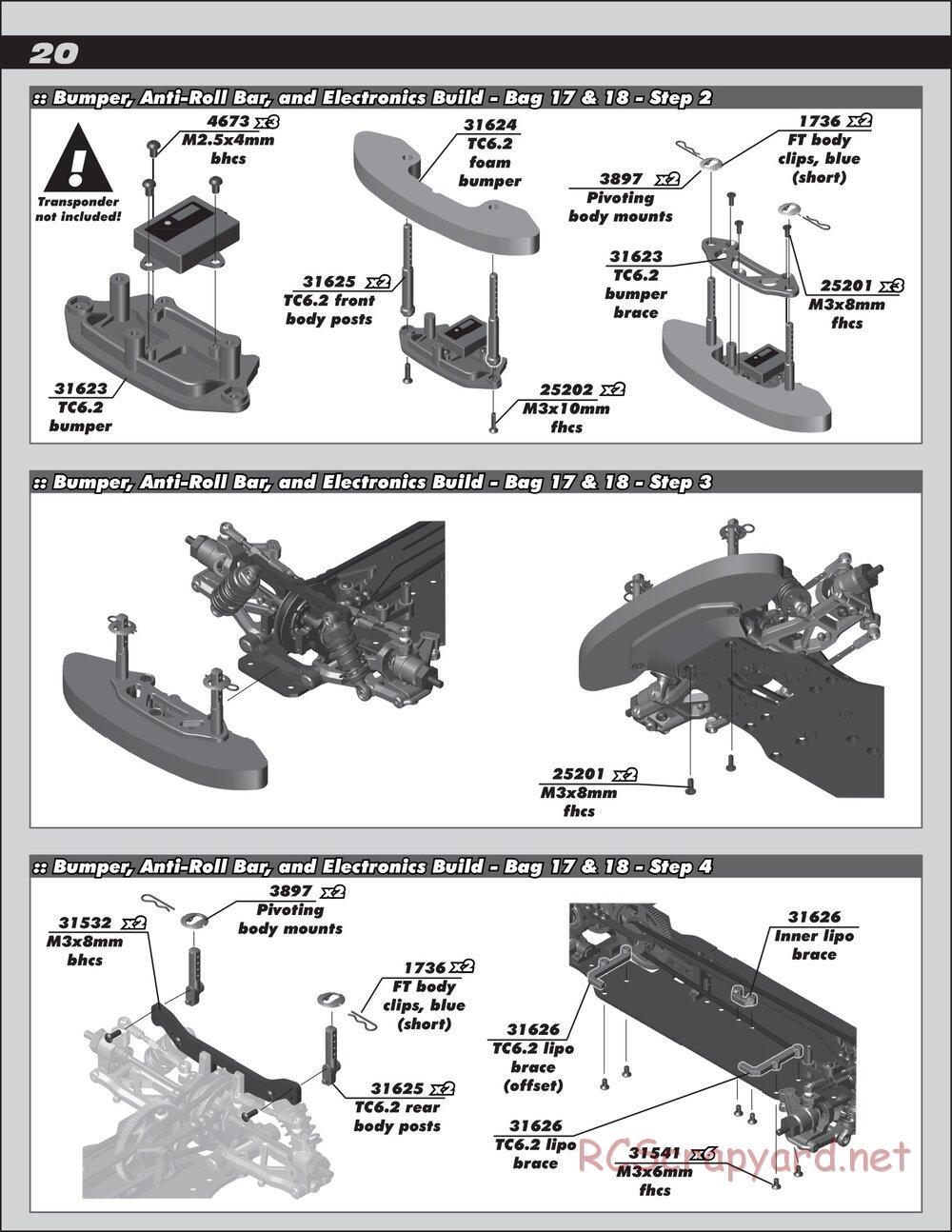 Team Associated - TC7.1 Factory Team - Manual - Page 20