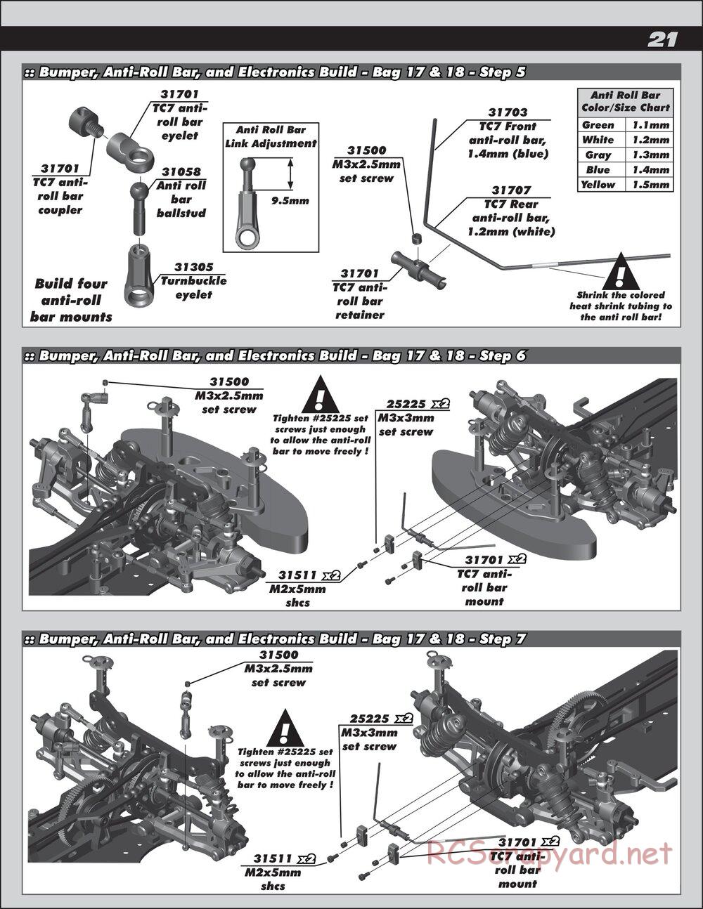 Team Associated - TC7.1 Factory Team - Manual - Page 21