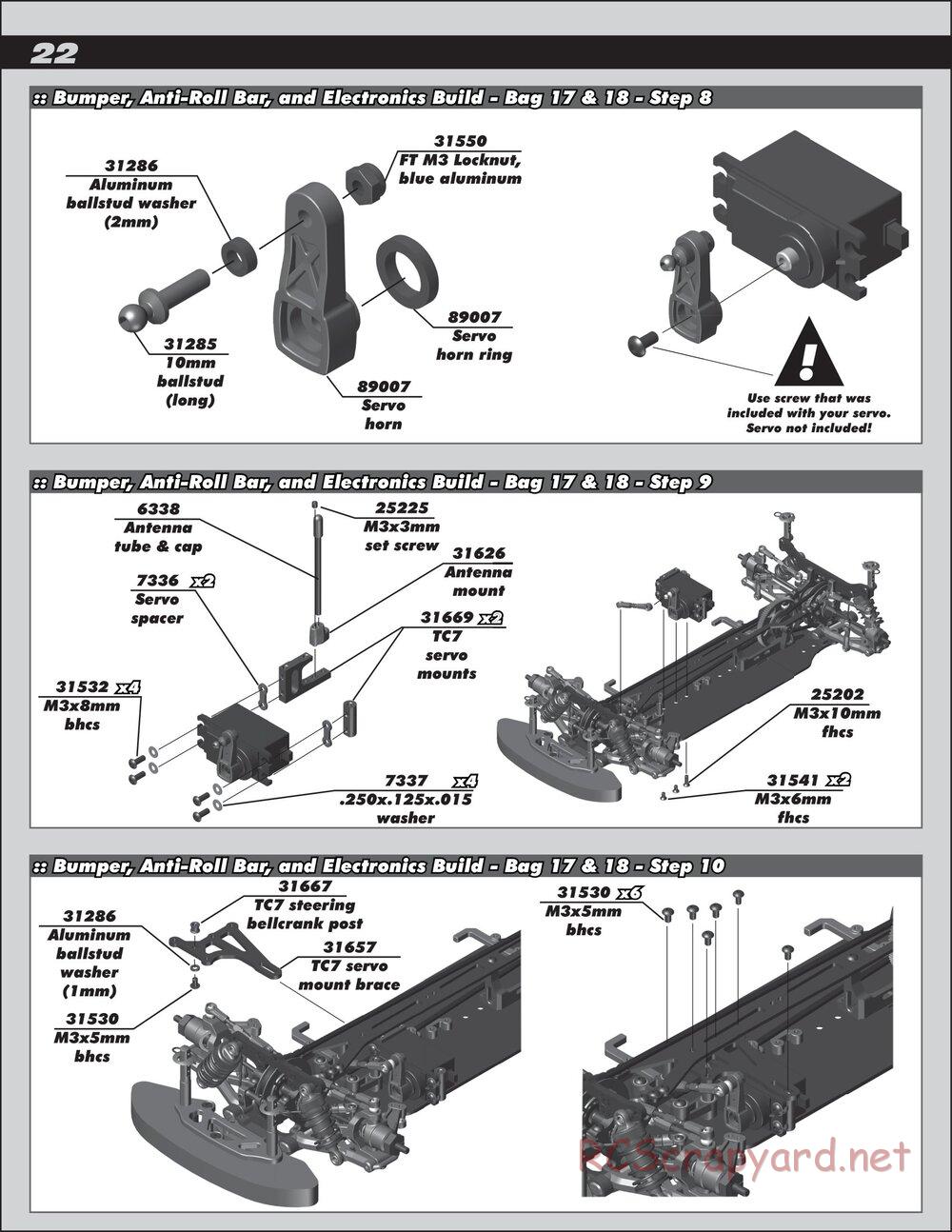 Team Associated - TC7.1 Factory Team - Manual - Page 22