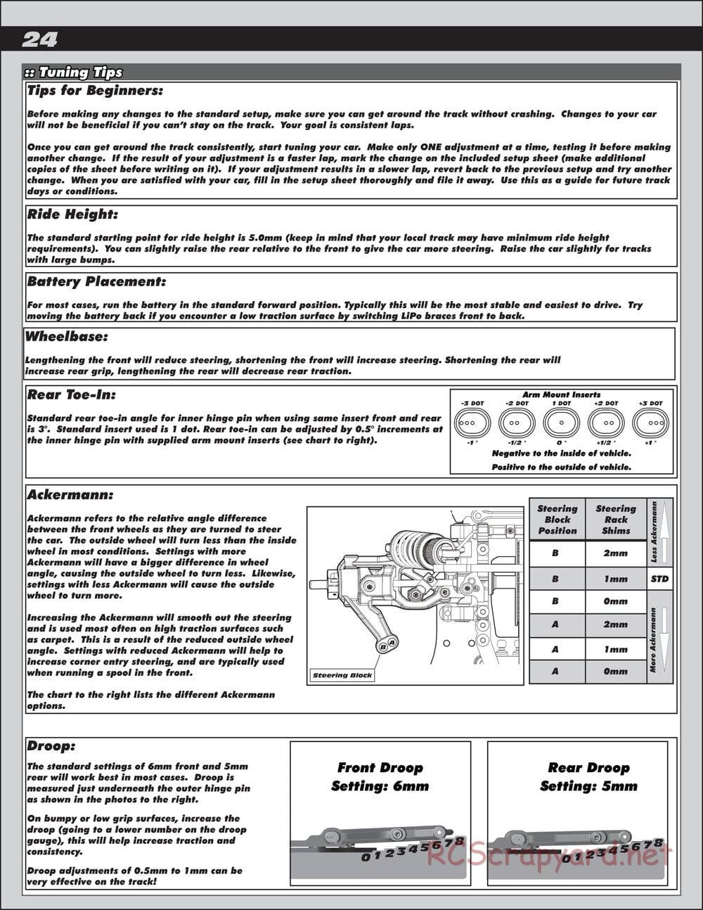 Team Associated - TC7.1 Factory Team - Manual - Page 24