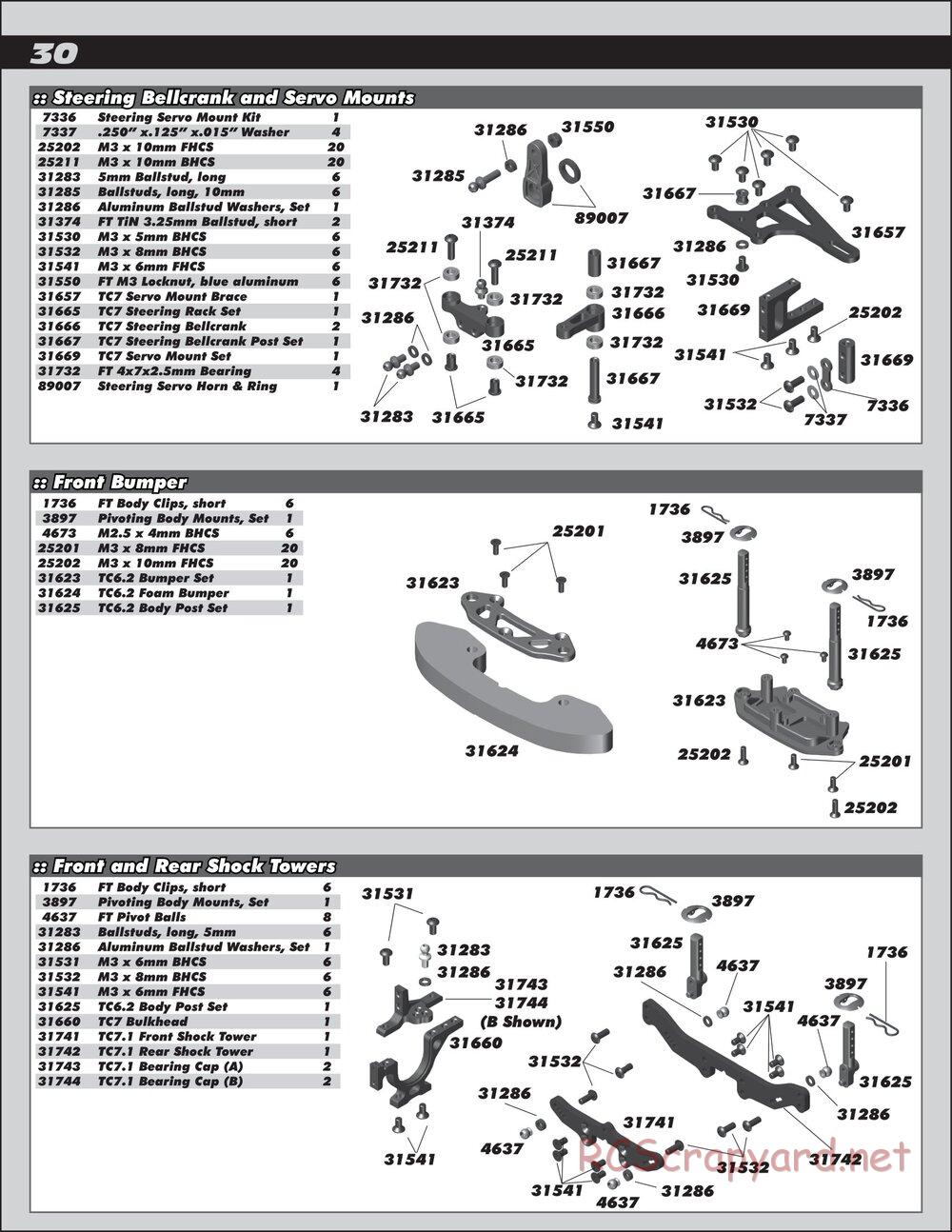 Team Associated - TC7.1 Factory Team - Manual - Page 30