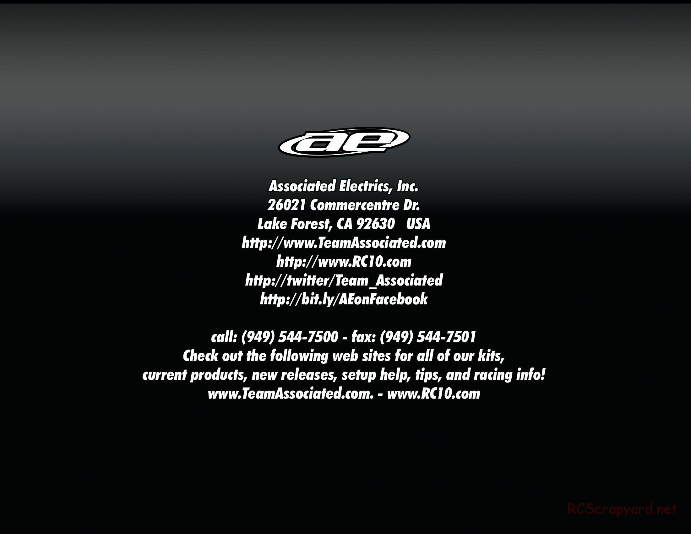 Team Associated - TC7.1 Factory Team - Manual - Page 38