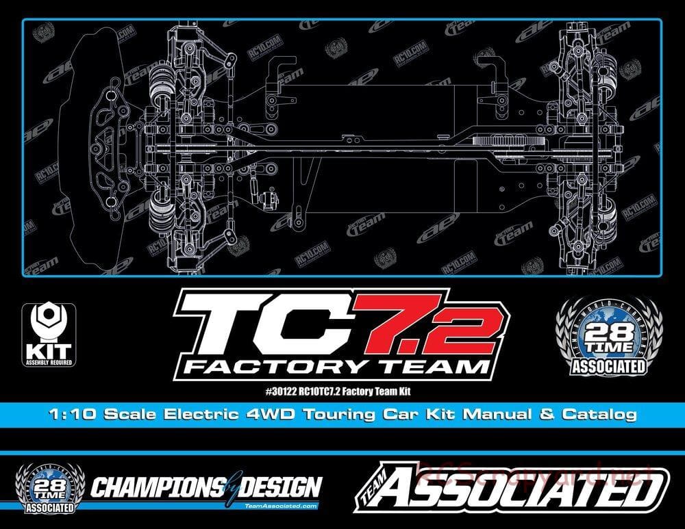 Team Associated - TC7.2 Factory Team - Manual - Page 1