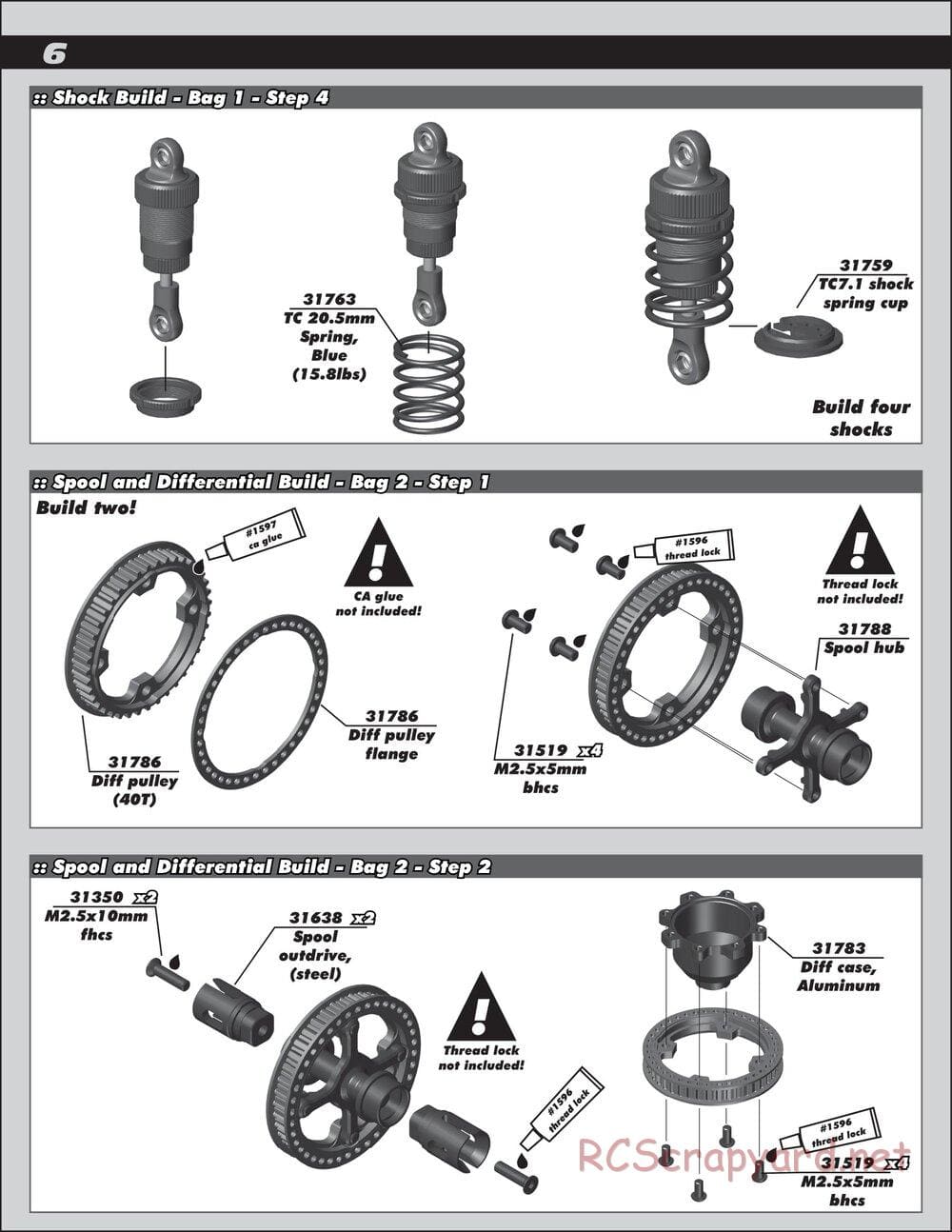 Team Associated - TC7.2 Factory Team - Manual - Page 6