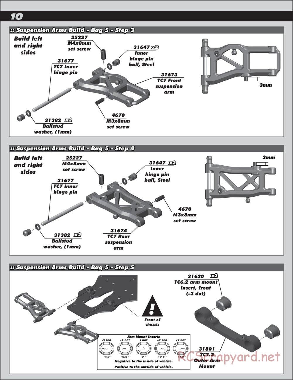 Team Associated - TC7.2 Factory Team - Manual - Page 10