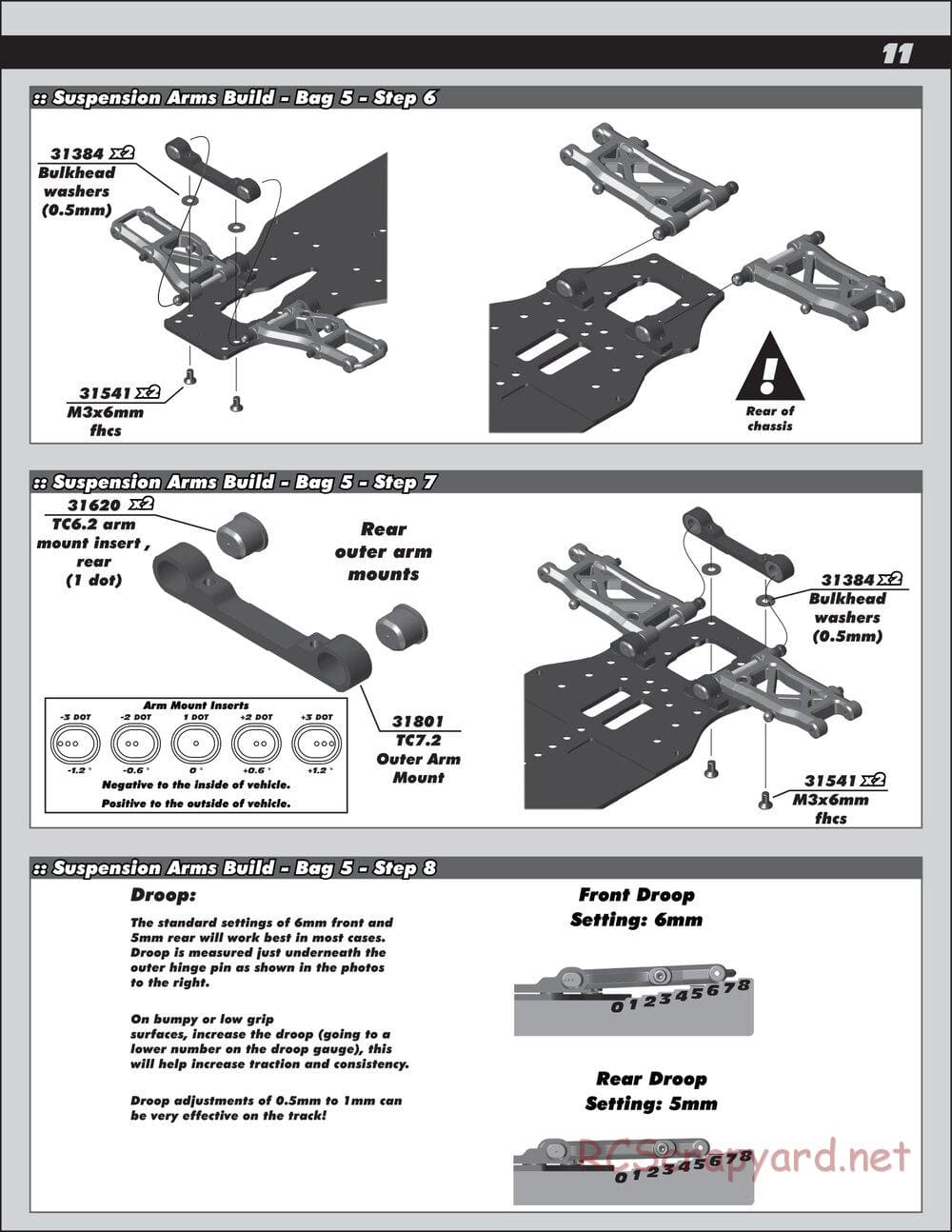 Team Associated - TC7.2 Factory Team - Manual - Page 11