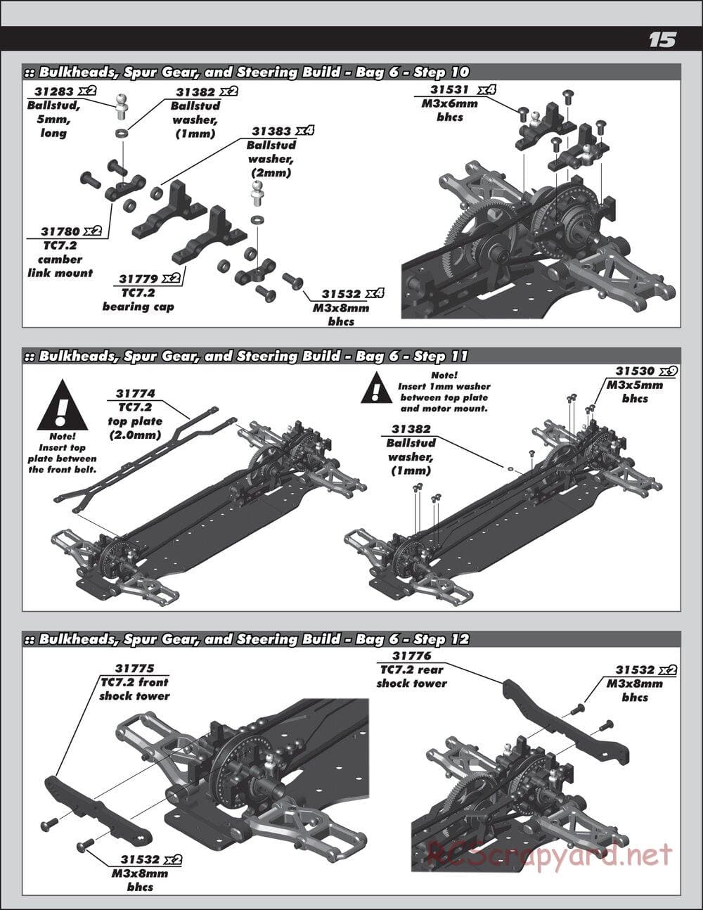 Team Associated - TC7.2 Factory Team - Manual - Page 15