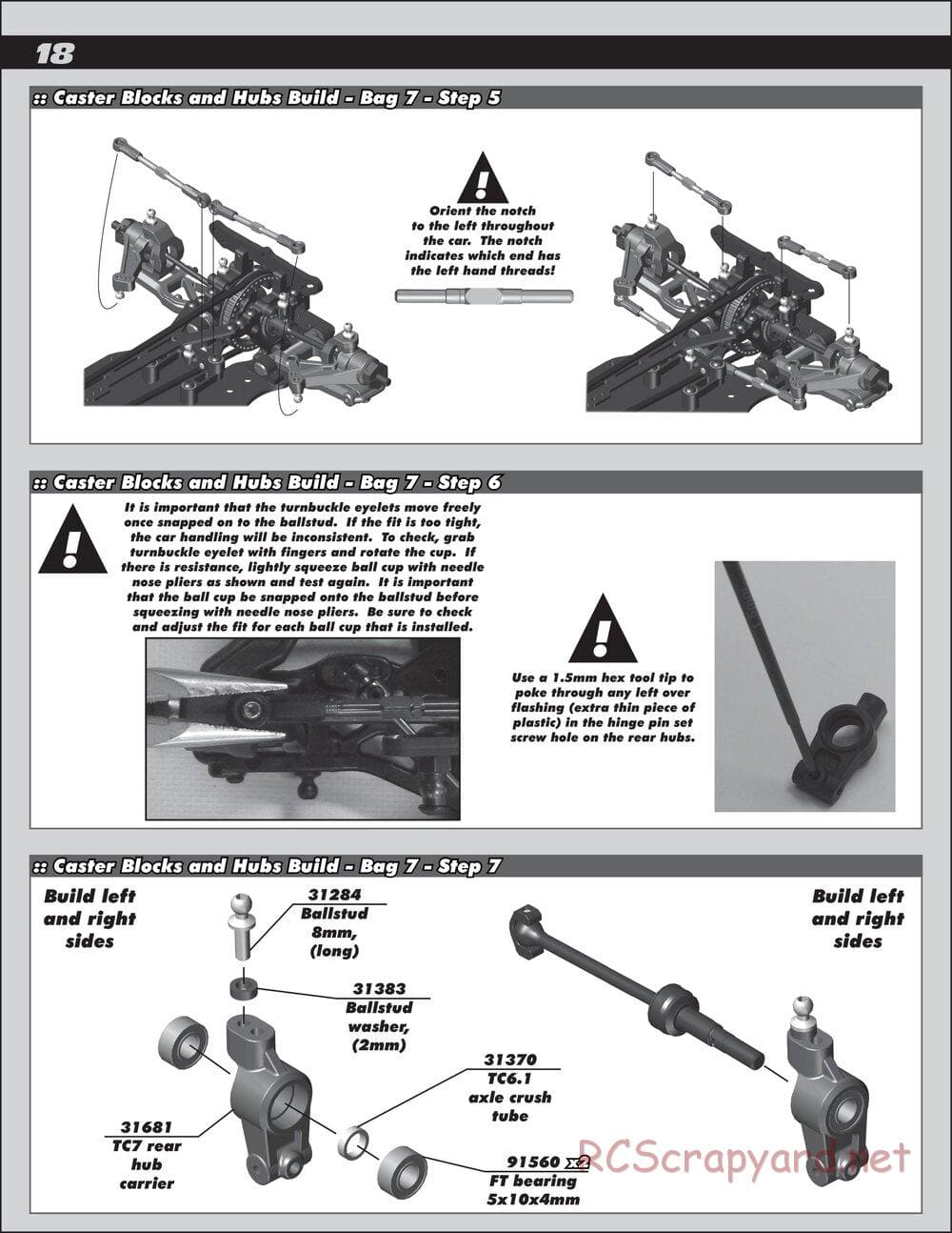 Team Associated - TC7.2 Factory Team - Manual - Page 18