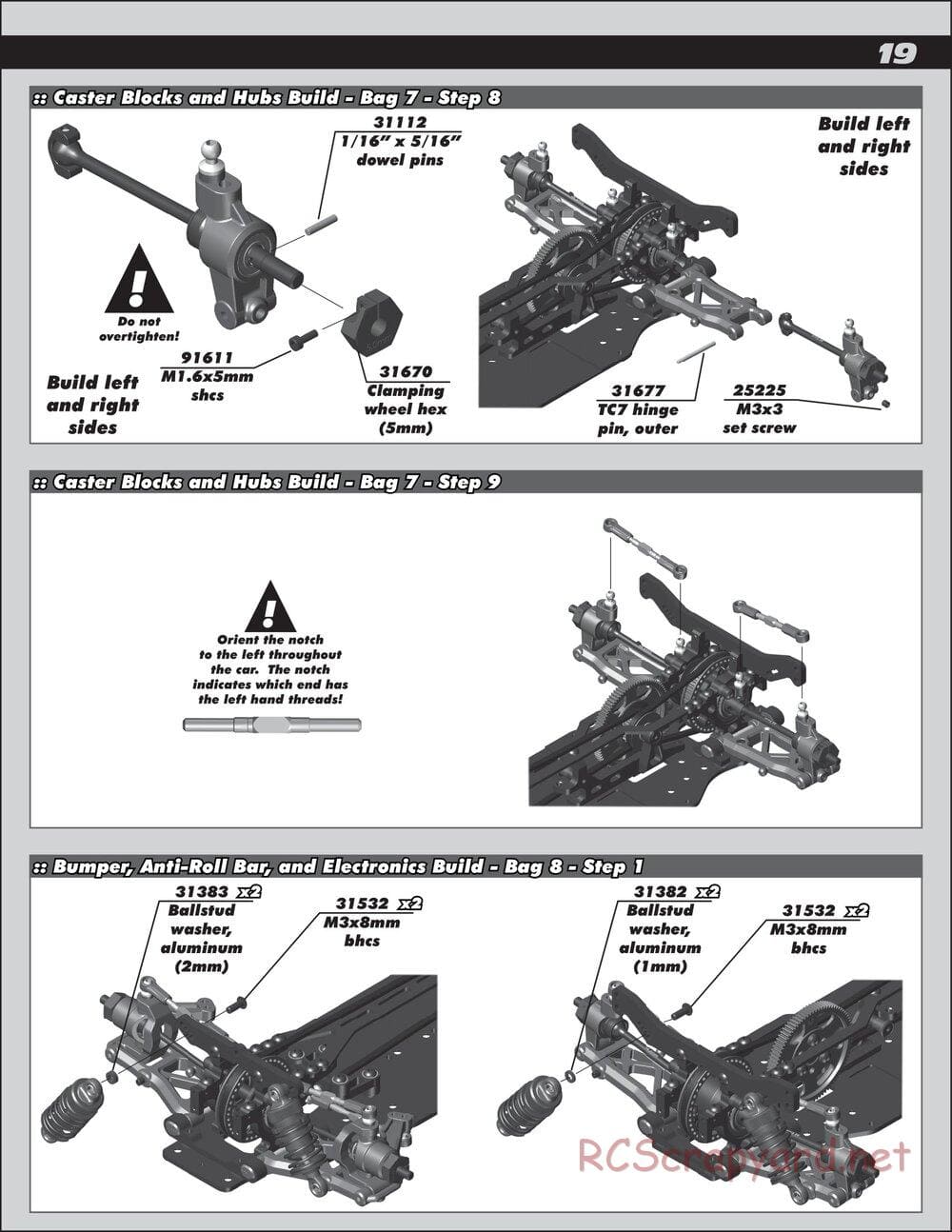 Team Associated - TC7.2 Factory Team - Manual - Page 19