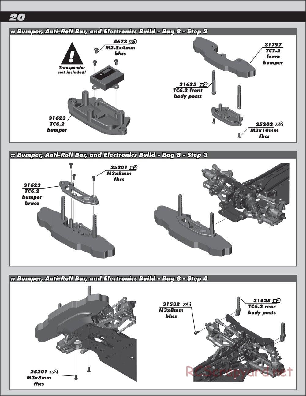 Team Associated - TC7.2 Factory Team - Manual - Page 20