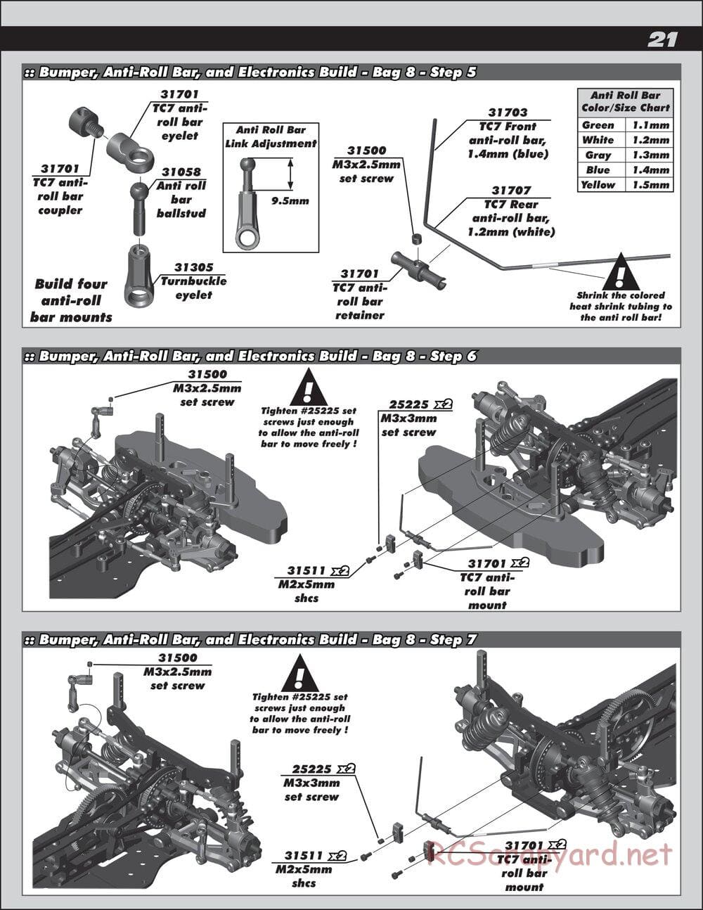 Team Associated - TC7.2 Factory Team - Manual - Page 21