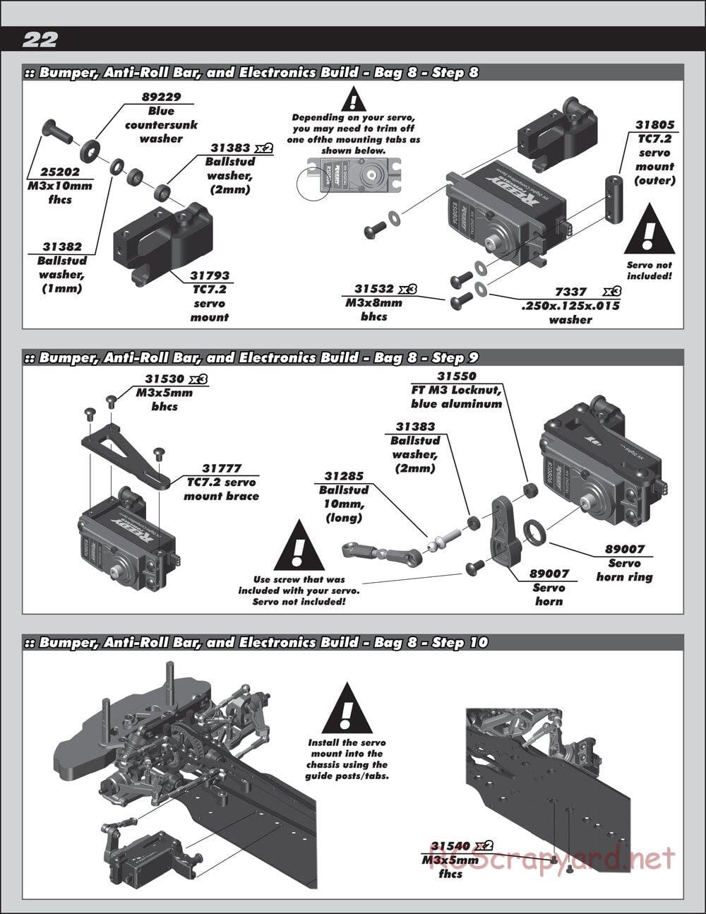 Team Associated - TC7.2 Factory Team - Manual - Page 22