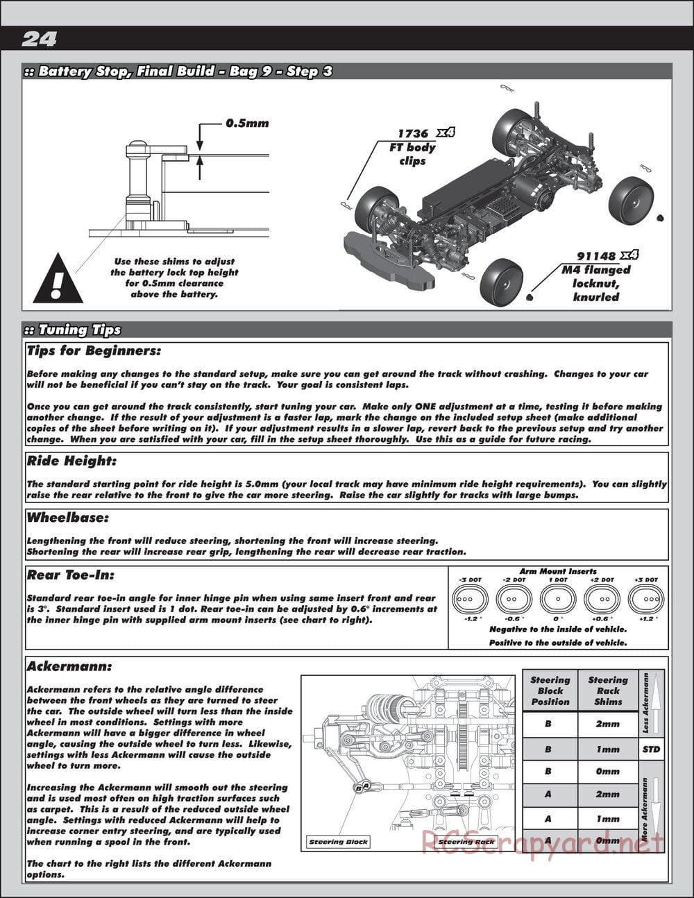 Team Associated - TC7.2 Factory Team - Manual - Page 24