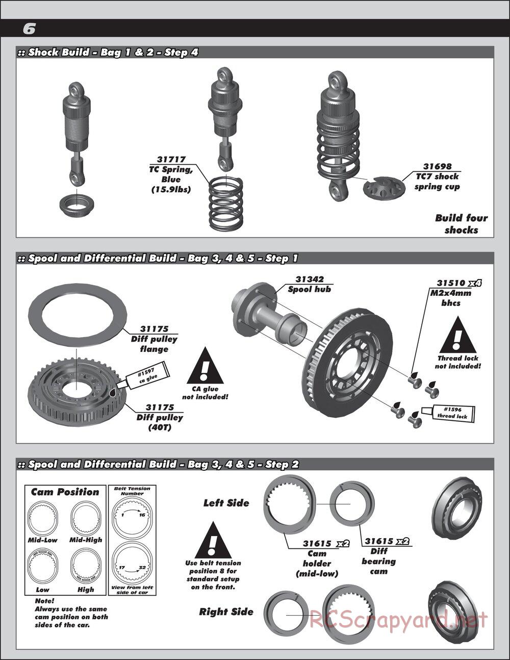 Team Associated - TC7 Factory Team - Manual - Page 6