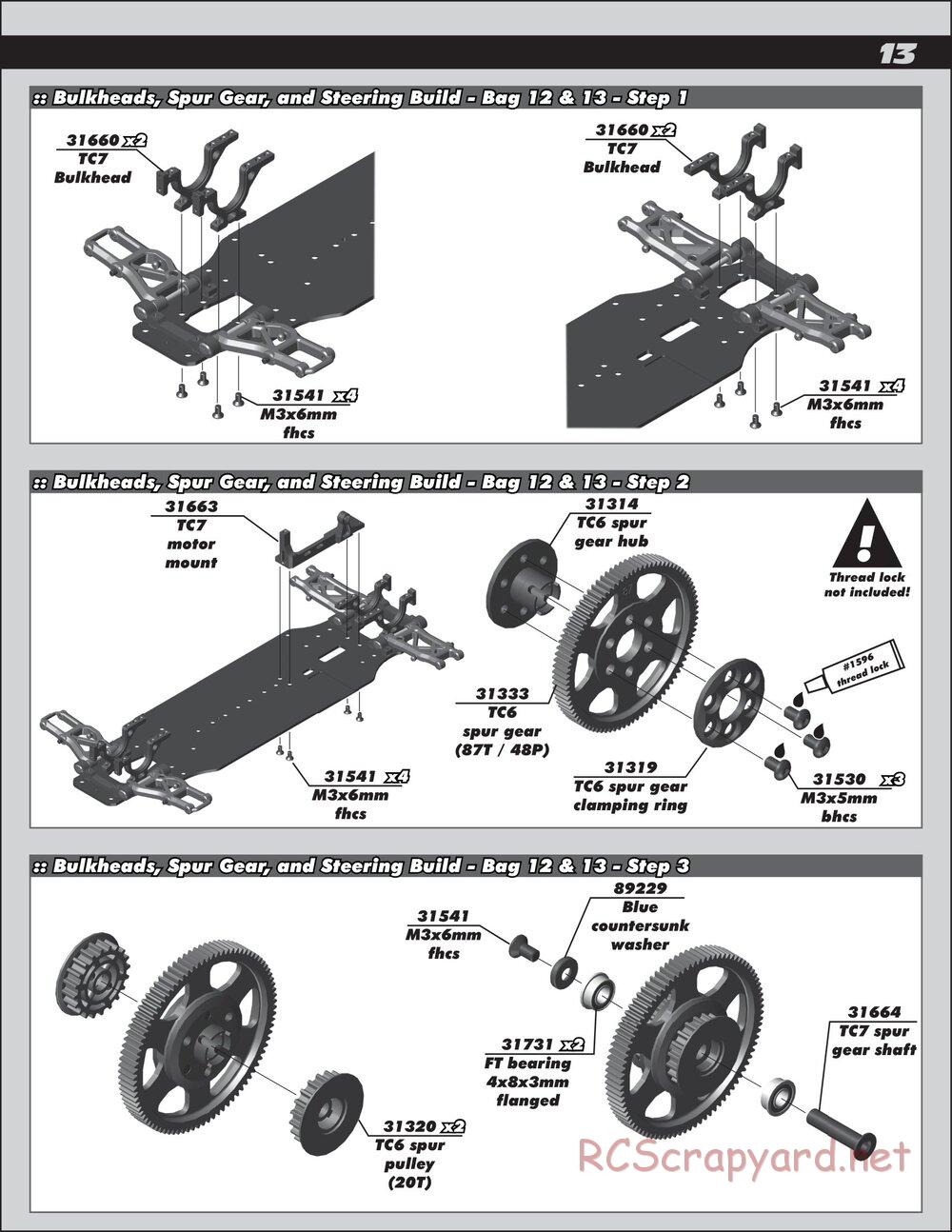 Team Associated - TC7 Factory Team - Manual - Page 13