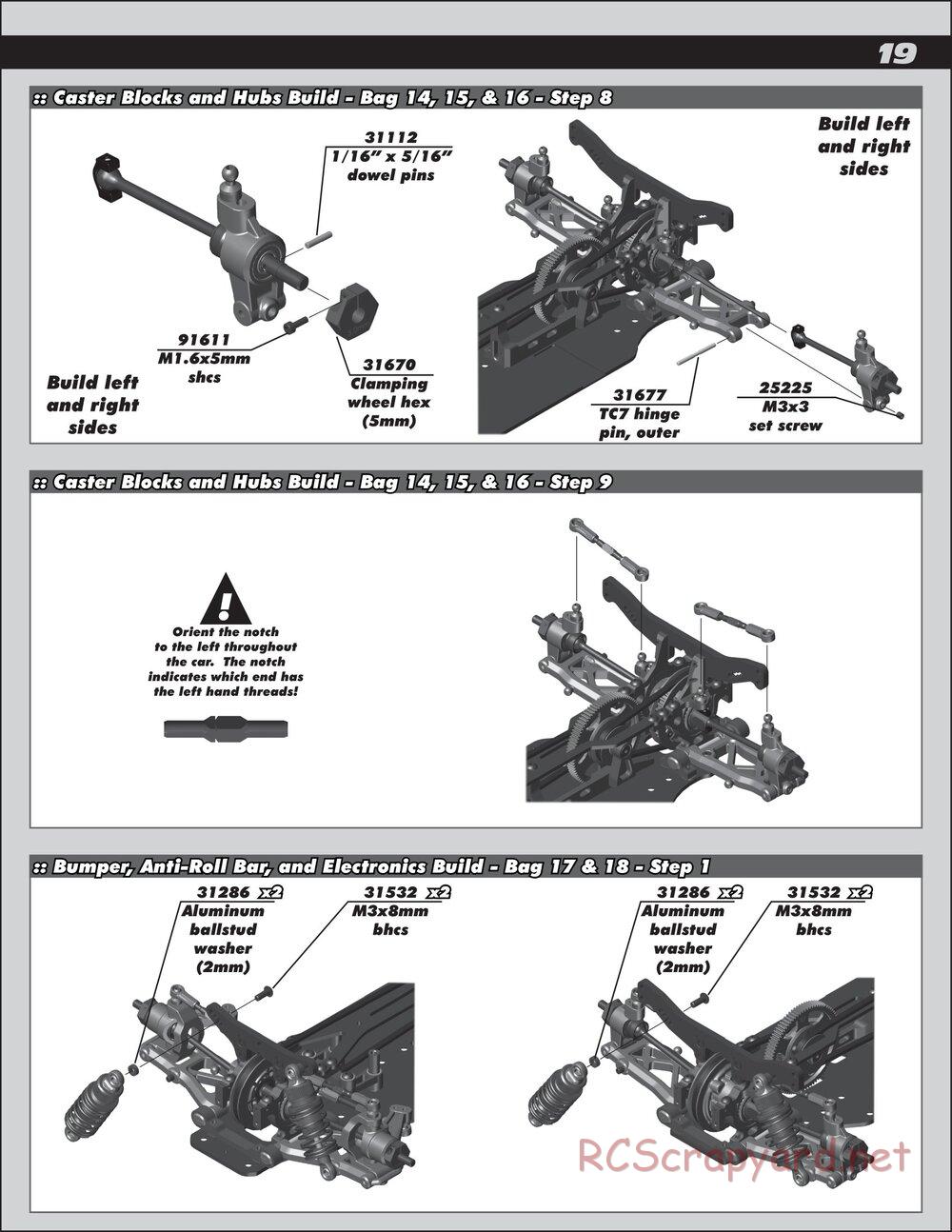 Team Associated - TC7 Factory Team - Manual - Page 19