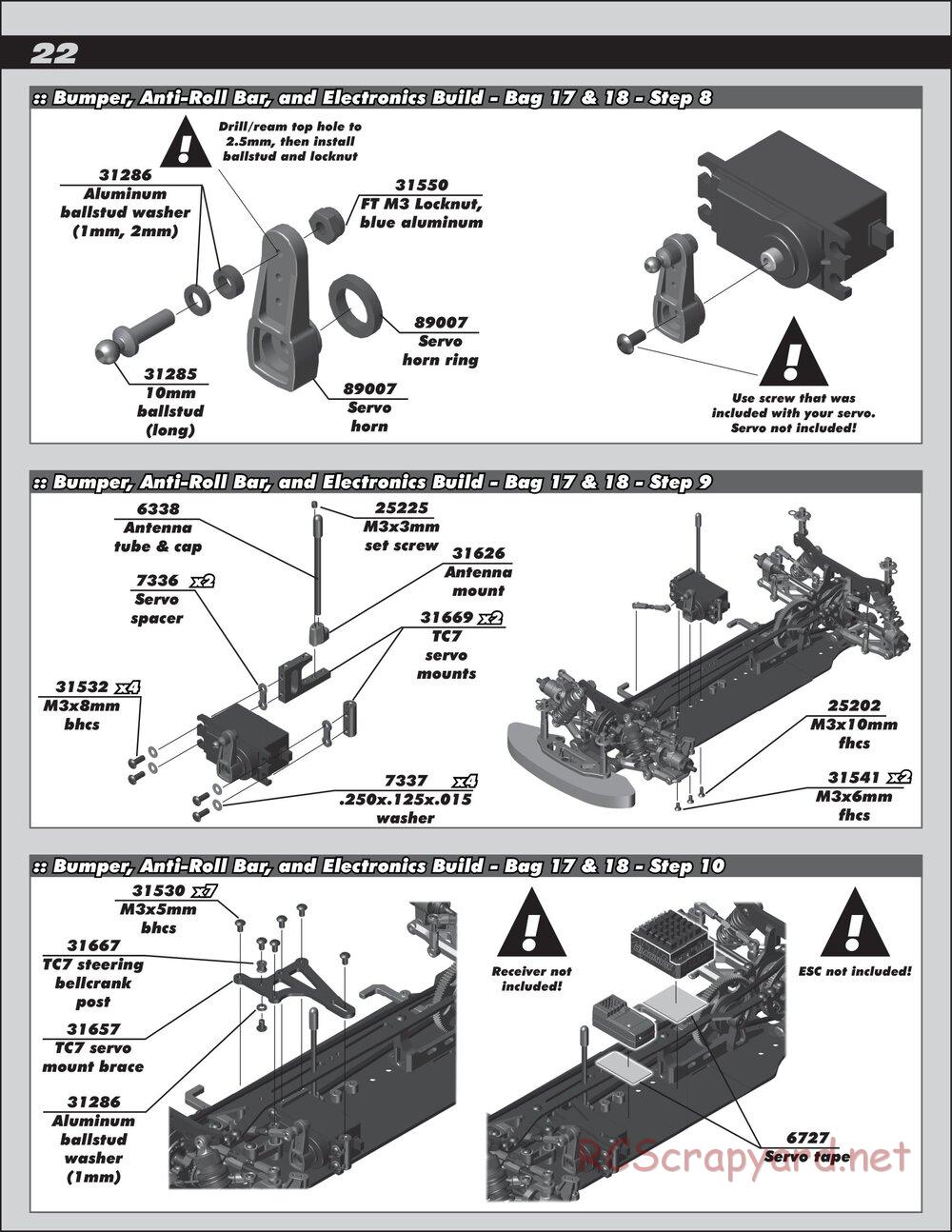 Team Associated - TC7 Factory Team - Manual - Page 22