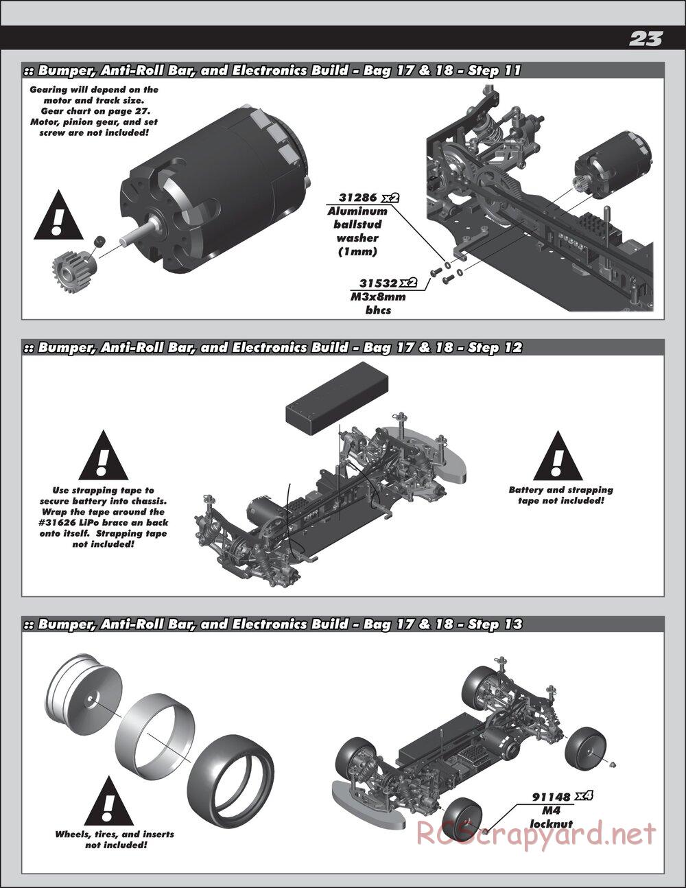 Team Associated - TC7 Factory Team - Manual - Page 23