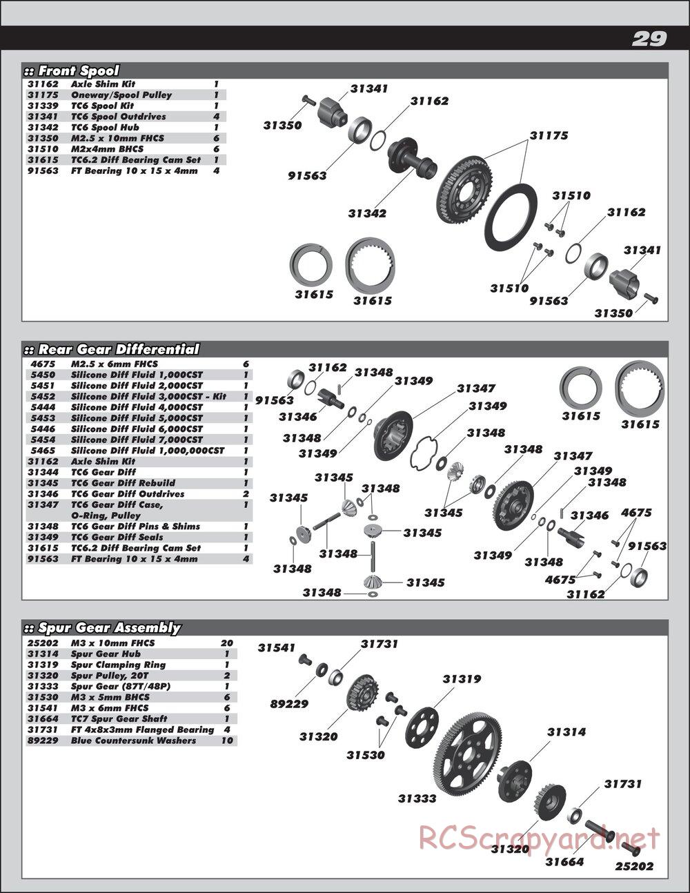 Team Associated - TC7 Factory Team - Manual - Page 29