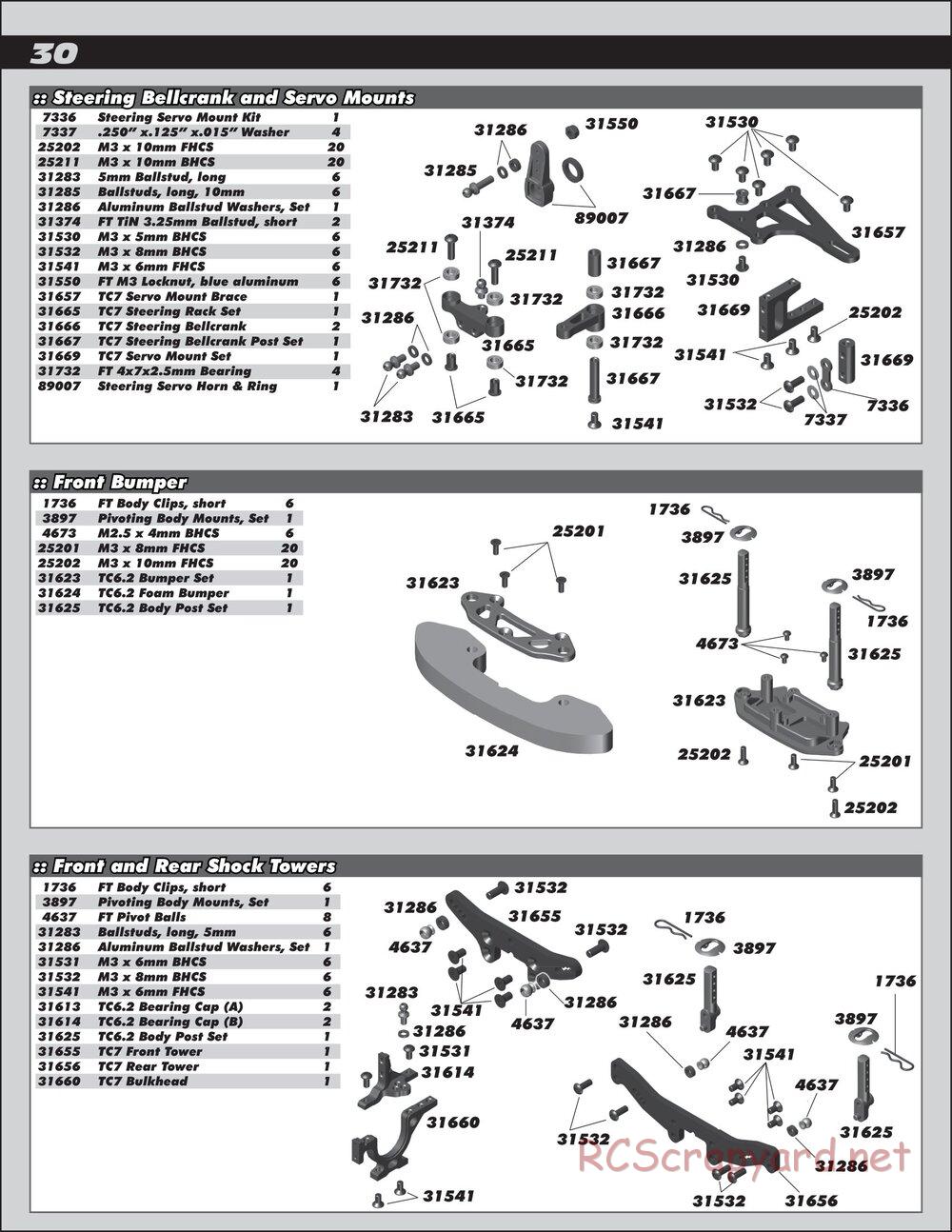 Team Associated - TC7 Factory Team - Manual - Page 30