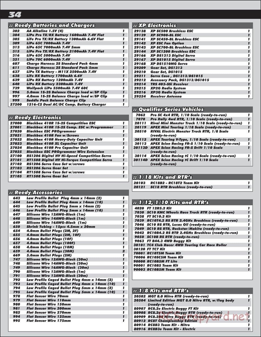 Team Associated - TC7 Factory Team - Manual - Page 34